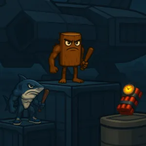 Desafia un amic en un frenètic joc de la patata calenta inversa! Evadeix el teu oponent i assegura't de ser tu qui tingui la bomba quan s'acabi el temps per…