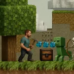 Navega per un perillós món de blocs, recull tots els diamants i derrota monstres en aquest joc de plataformes d'alt risc. Amb només una vida, cada moviment…