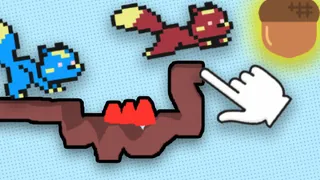 Allibera la teva creativitat en aquest joc de dibuix únic on dissenyes el nivell! Desafia un amic, dibuixa camins i corre cap a la gla. Juga ara gratis.