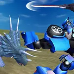 Pilota un potent guerrer mecànic i lluita contra onades de dinosaures gegants. Recull monedes per millorar el teu atac i salut i dominar l'arena. Juga ara!