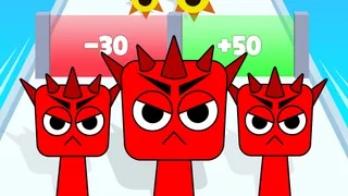 Guia el teu adorable equip Sprunki a través d'una cursa d'obstacles complicada. Fes créixer el teu esquadró escollint les portes correctes i posa a prova els…