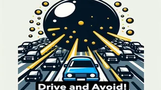 Posa a prova els teus reflexos en un desafiant joc de conducció. Esquiva el trànsit i evita projectils a través de 30 etapes de dificultat creixent. Juga ara!