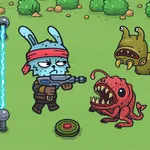 Defensa la teva granja d'onades de monstres en aquest joc de supervivència estratègic. Tria millores, desbloqueja herois i veuràs quant resisteixes. Juga ara!