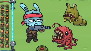 Defensa la teva granja d'onades de monstres en aquest joc de supervivència estratègic. Tria millores, desbloqueja herois i veuràs quant resisteixes. Juga ara!