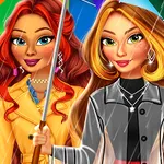 Accepta el desafiament de la moda per a dies de pluja! Combina abrics, botes i paraigües per dissenyar el look perfecte per al temps gris en aquest divertit…