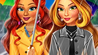 Accepta el desafiament de la moda per a dies de pluja! Combina abrics, botes i paraigües per dissenyar el look perfecte per al temps gris en aquest divertit…