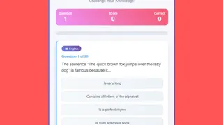 Posa a prova el teu intel·lecte amb Quiz Education, un joc de trivial divertit i atractiu per a totes les edats. Respon preguntes sobre una àmplia gamma de…