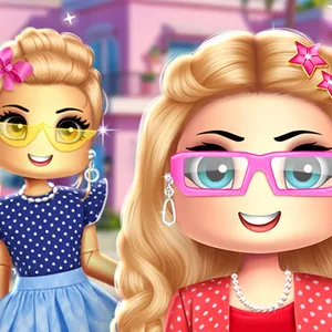 Crea l'aspecte d'alta costura definitiu en aquest joc de vestir inspirat en Roblox i Barbie. Combina vestits i accessoris glamurosos per estilitzar el teu…